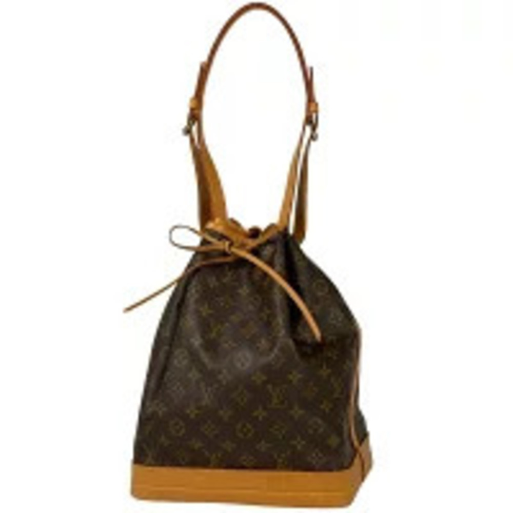 Louis Vuitton Noe Hobo Drawstring Shoulder Bag Monogram Brown
